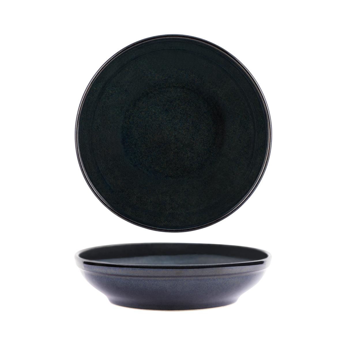Tablekraft Artistica Midnight Blue Round Flared Bowl 230mm (Box of 2) - Kitchenly