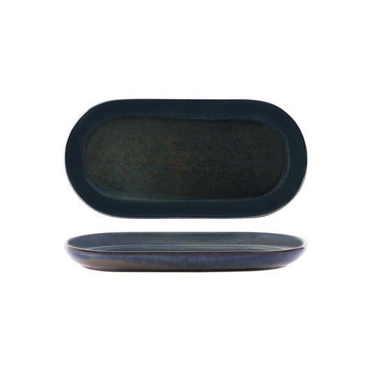Tablekraft Artistica Midnight Blue Oval Coupe Plate 300x140mm (Box of 4)