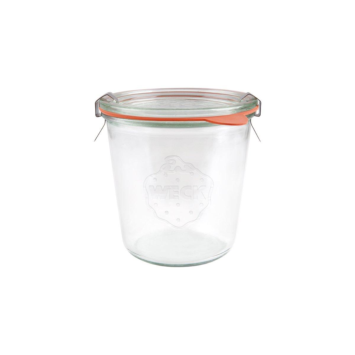 Weck Complete Glass Jar with Lid 100x107mm / 580ml (Box of 6) - Kitchenly