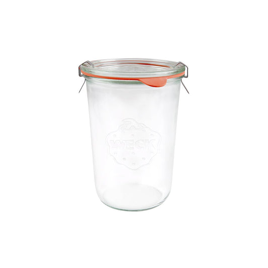 Weck Complete Glass Jar with Lid 100x147mm / 850ml (Box of 6)