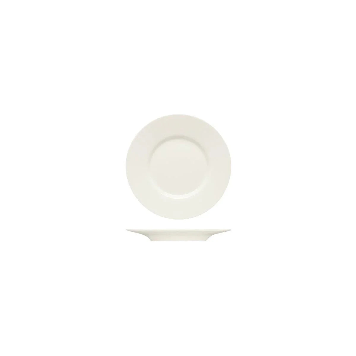 Bauscher Purity Flat Plate With Rim 170mm (Box of 12) - Kitchenly