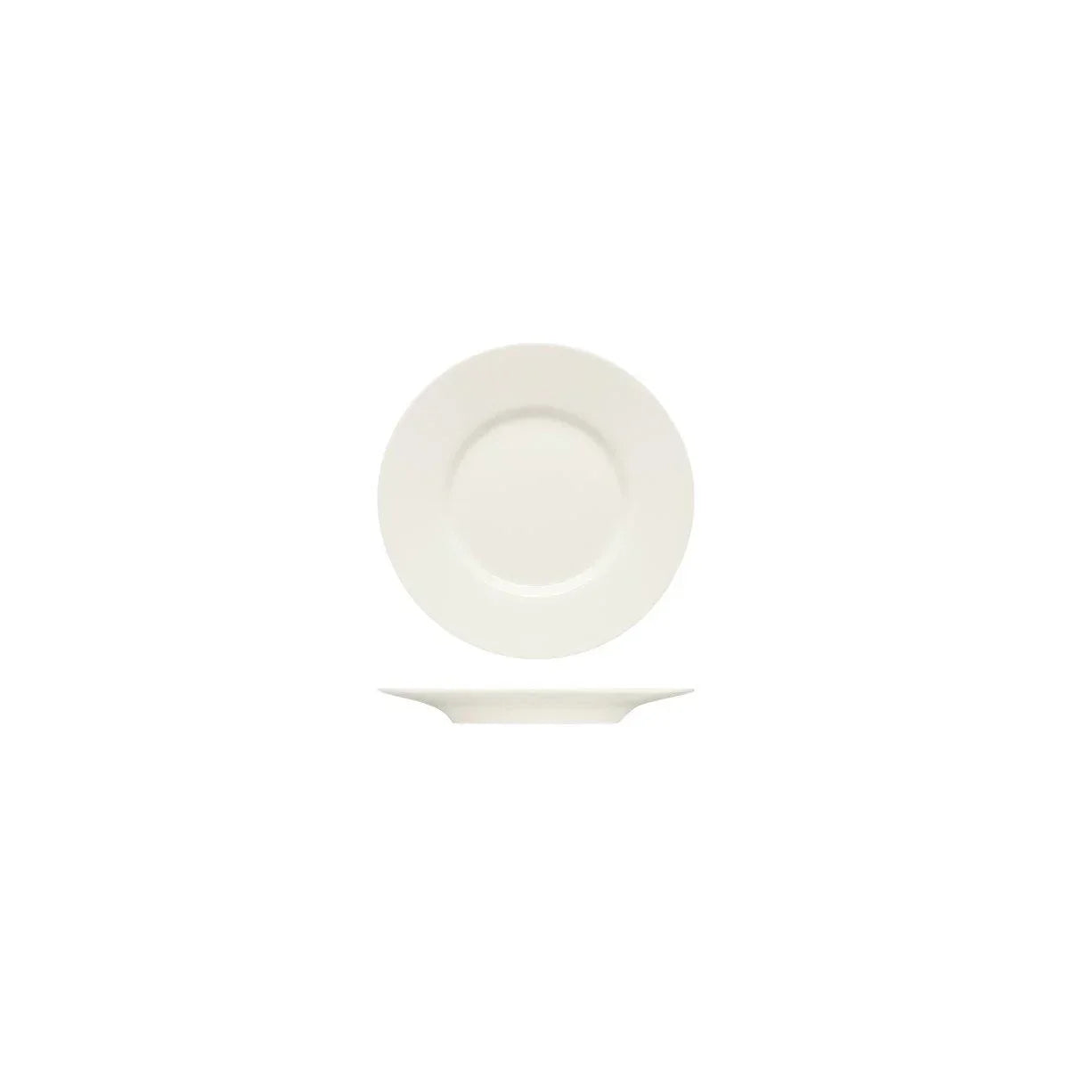 Bauscher Purity Flat Plate With Rim 170mm (Box of 12) - Kitchenly