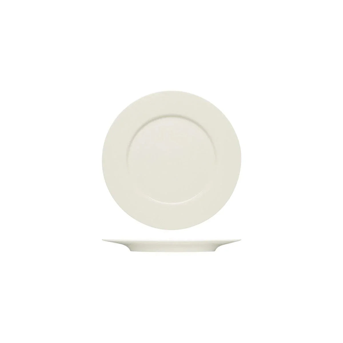 Bauscher Purity Flat Plate With Rim 220mm (Box of 6) - Kitchenly