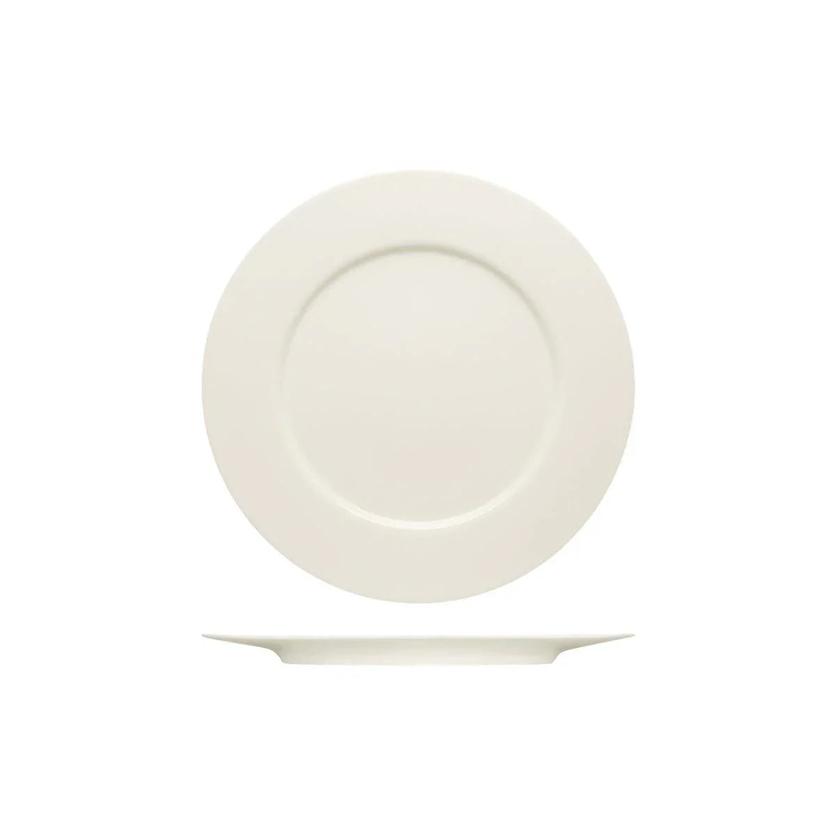 Bauscher Purity Flat Plate With Rim 320mm (Box of 6) - Kitchenly
