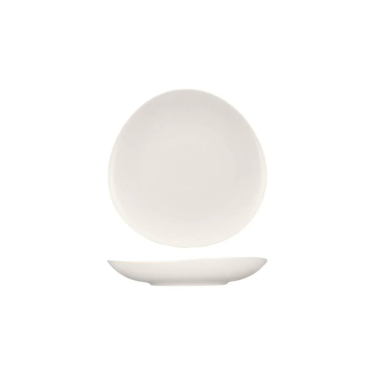 Bauscher Purity Asymmertic Deep Plate 240mm (Box of 6) - Kitchenly