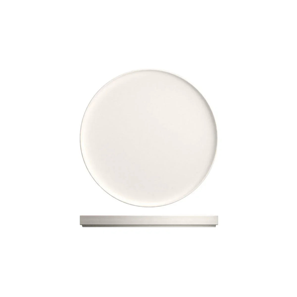 Bauscher Purity Stackable Round Flat 250mm (Box of 6) - Kitchenly