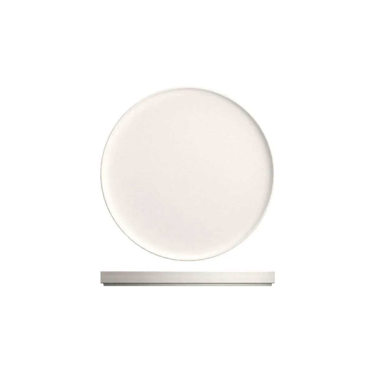 Bauscher Purity Stackable Round Flat 250mm (Box of 6) - Kitchenly