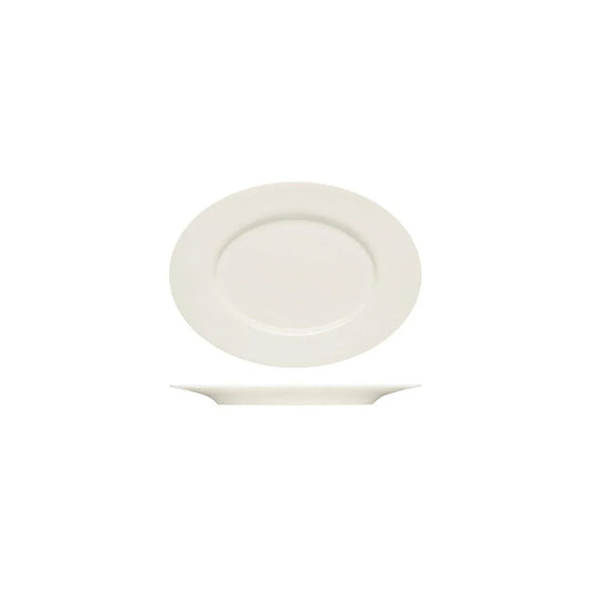 Bauscher Purity Oval Platter with Rim 240x175mm (Box of 6) - Kitchenly