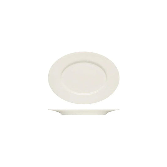 Bauscher Purity Oval Platter with Rim 240x175mm (Box of 6) - Kitchenly