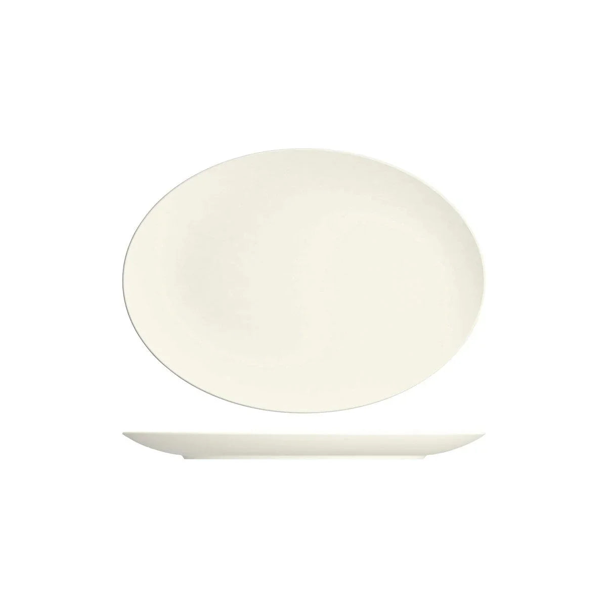 Bauscher Purity Oval Coupe Platter 330x240mm (Box of 6) - Kitchenly
