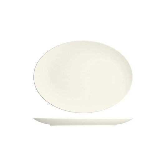 Bauscher Purity Oval Coupe Platter 330x240mm (Box of 6) - Kitchenly