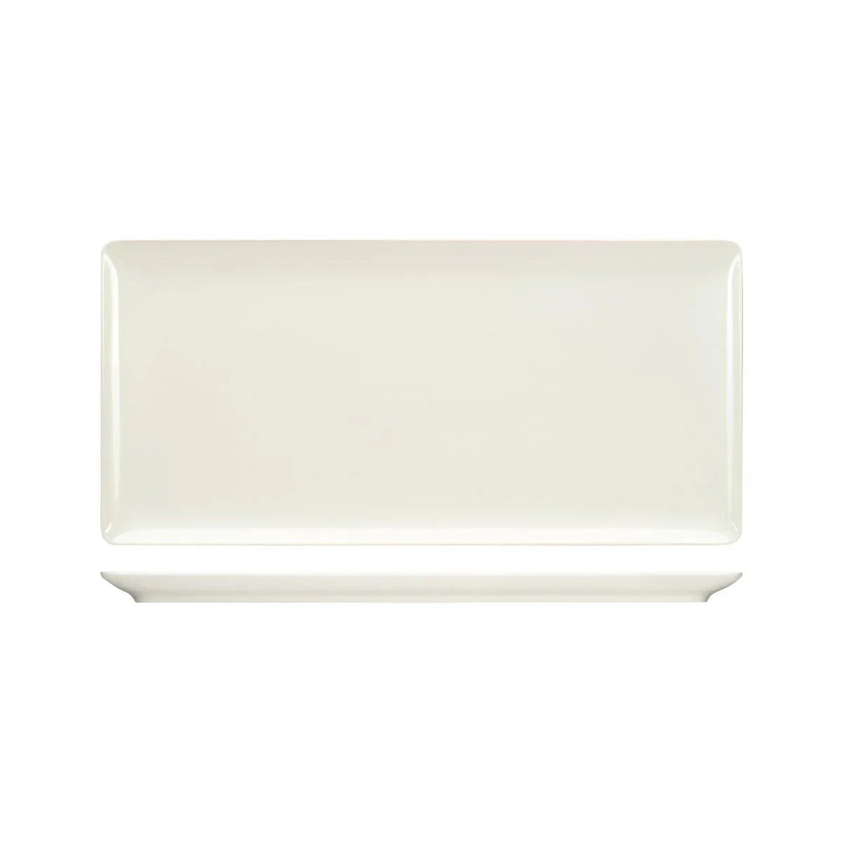 Bauscher Purity Rectangular Coupe Platter 420x200mm (Box of 4) - Kitchenly