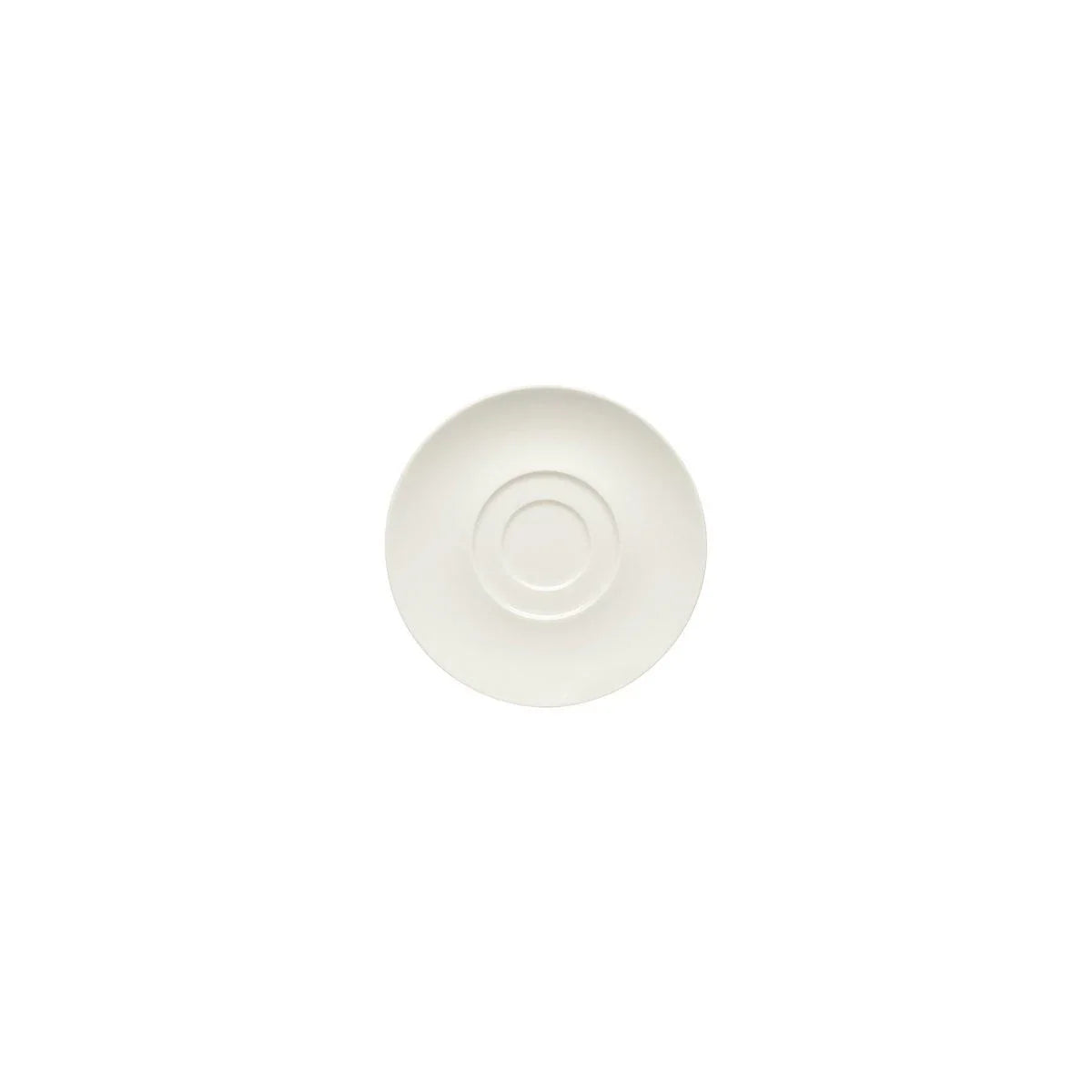 Bauscher Purity Saucer with 2 Wells 160mm (Box of 12) - Kitchenly
