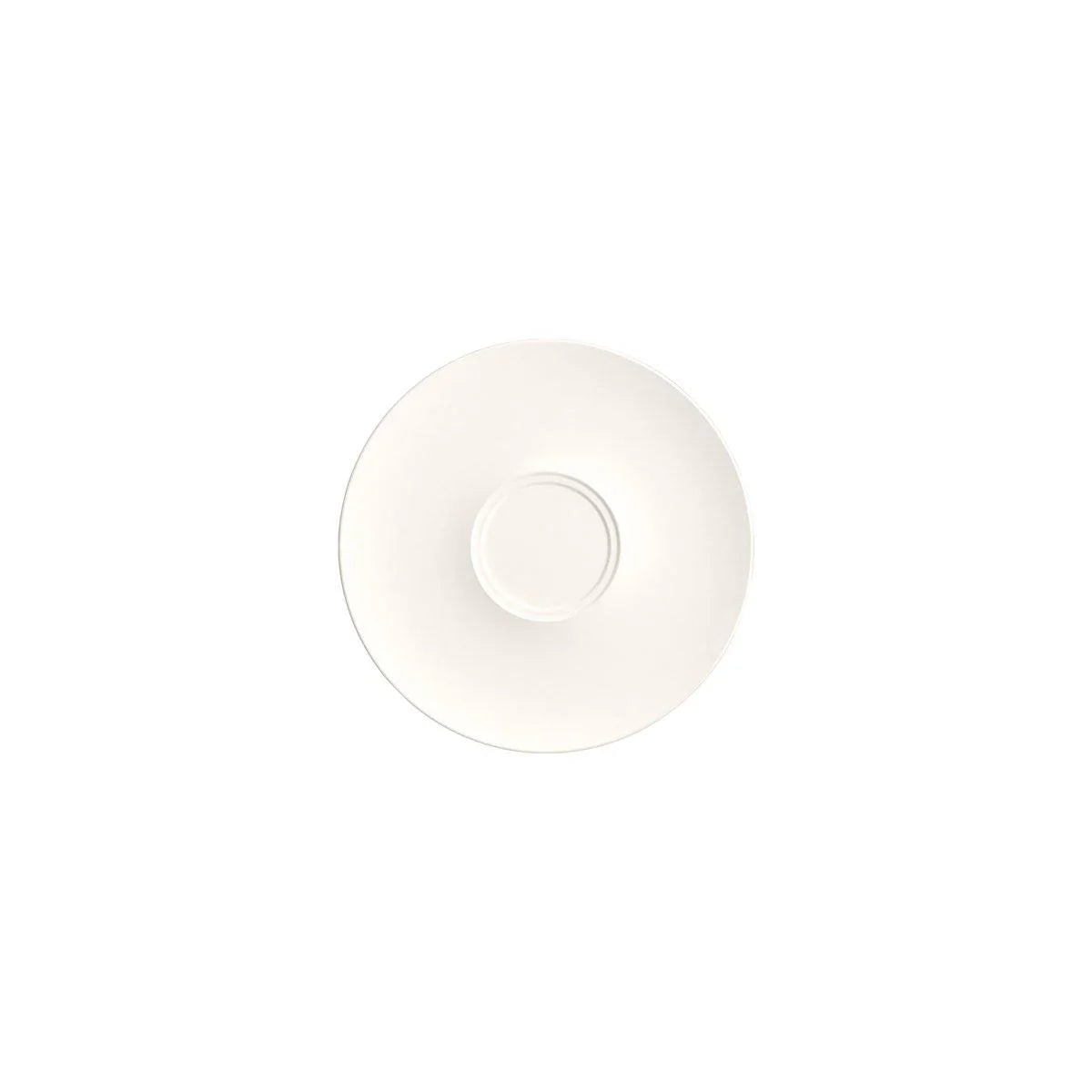 Bauscher Purity Saucer with 2 Wells 210mm (Box of 12) - Kitchenly
