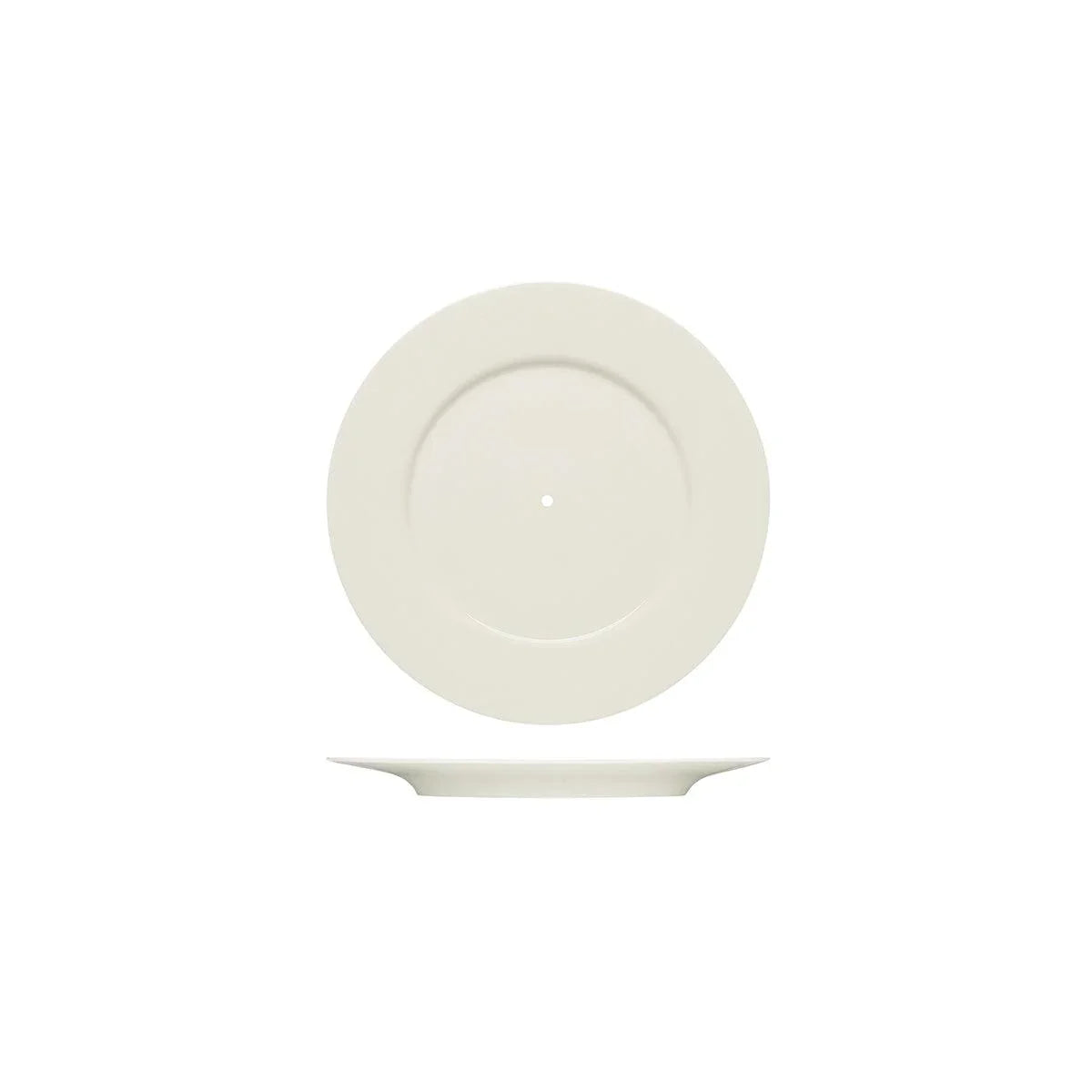 Bauscher Purity Round Plate Wide Rim 220mm To Suit Serving Stand (Box of 6) - Kitchenly