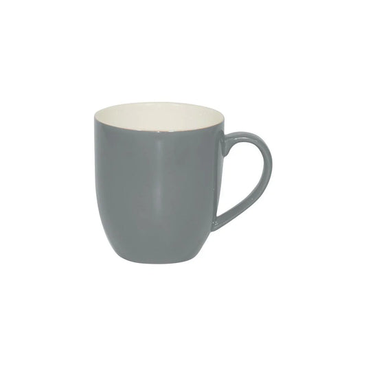 Brew French Grey Mug 380ml (Box of 6) - Kitchenly