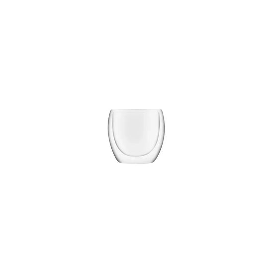 Brew Infusion Double Wall Glass 80ml 2pc Set - Kitchenly
