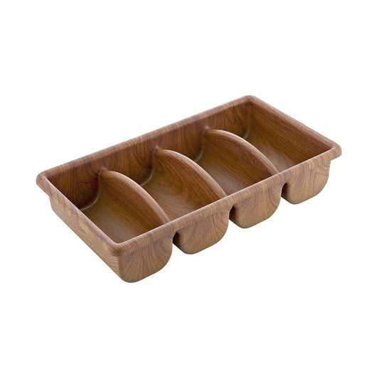 Evelin Gastronorm Cutlety Tray 4 Compartment 520x295x100mm - Kitchenly