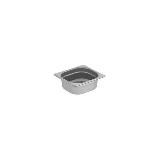 Chef Inox Gastronorm Pan 1/6 Size 176x162x65mm / 1.0Lt - Kitchenly