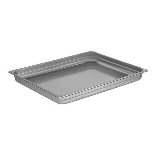 Chef Inox Gastronorm Pan 2/1 Size 530x325x65mm / 18.0Lt