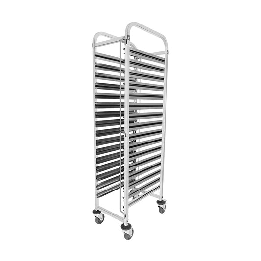 Chef Inox Gastronorm Trolley Stainless Steel Fits 16 x 1/1 Size Trays 550x350x1735mm