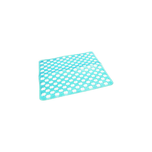 Immerse Bathroom PVC Shower Mat Transparent Blue (Box of 4)