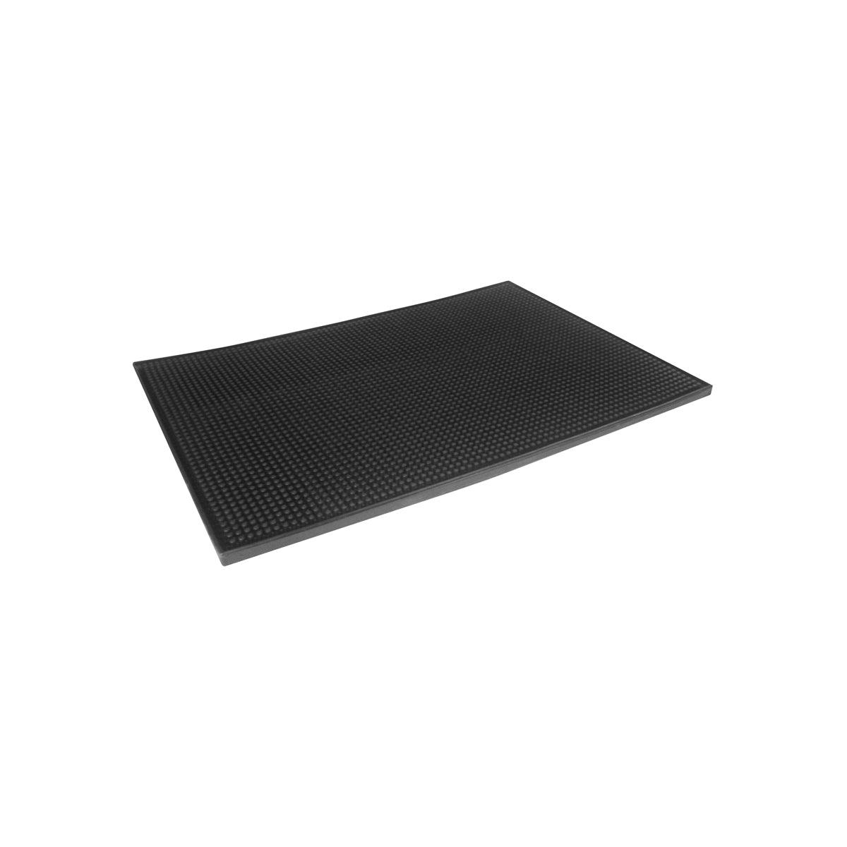 Jiwins Bar Mat Black Rubber 450x300x10mm (Box of 12) - Kitchenly