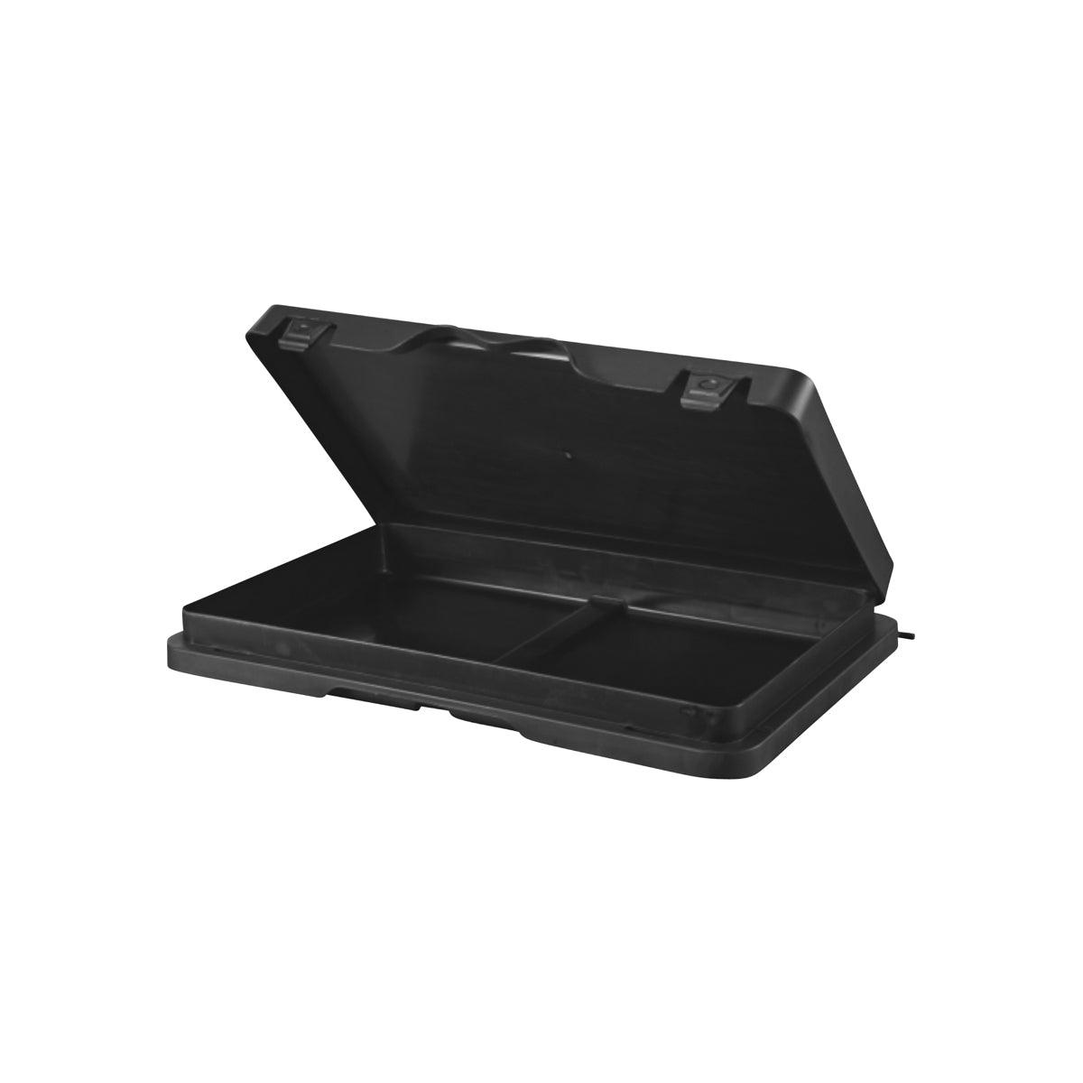 Jiwins Storage Box with Lid Black 460x280x45mm - Kitchenly