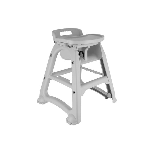 Jiwins Childrens High Chair Grey Polypropylene 590x640x740mm - Kitchenly