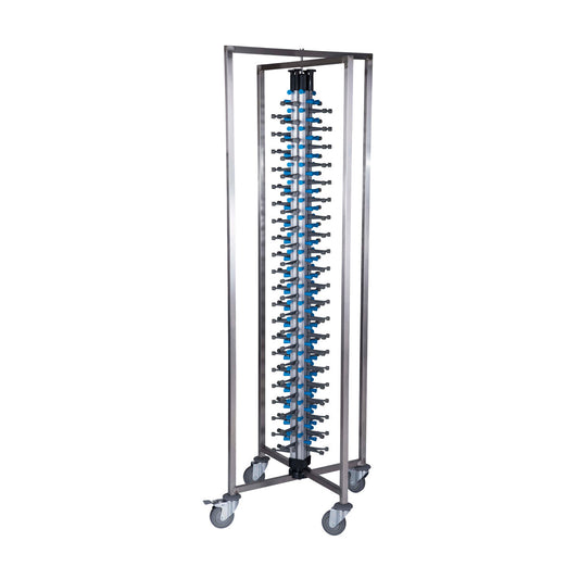 Jiwins Mobile Plate Rack to Hold 84 Plates 730x730x1900mm