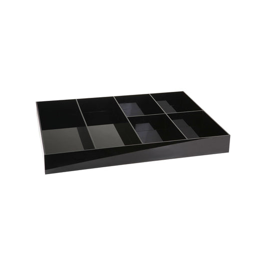 Jiwins Top Divider Tray for Housekeeping Cart Black 620x480x65mm (Box of 6)