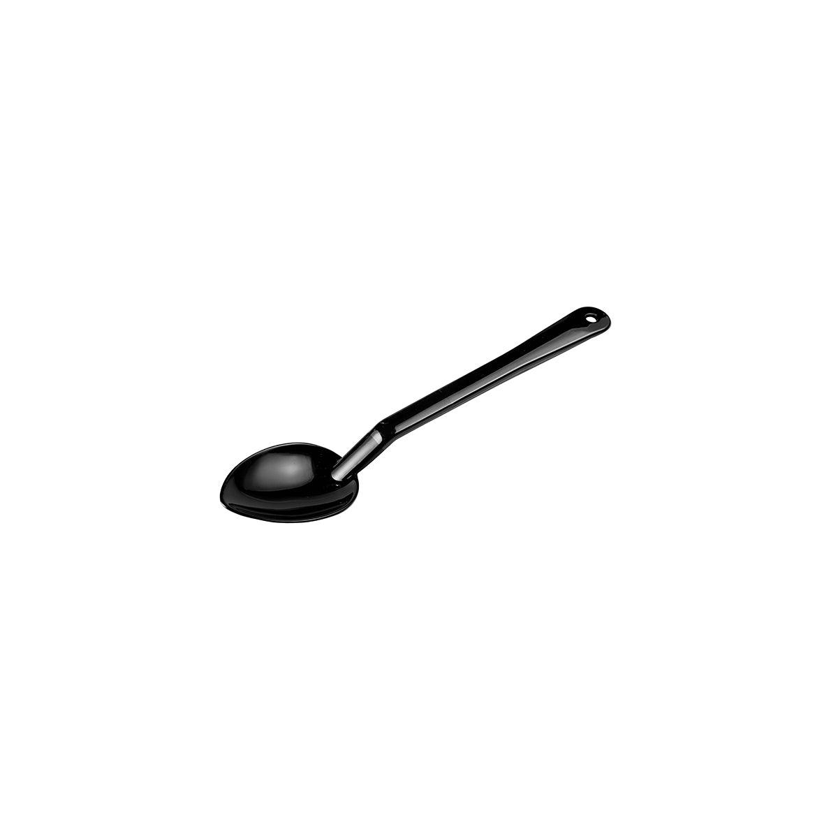 Jiwins Serving Spoon Solid Black Polycarbonate 238mm - Kitchenly