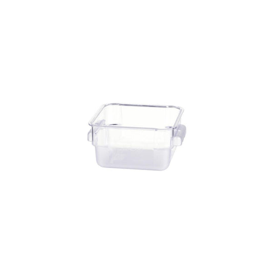 Jiwins Square Food Storage Container Polycarbonate 180x180x100mm / 2.0Lt - Kitchenly