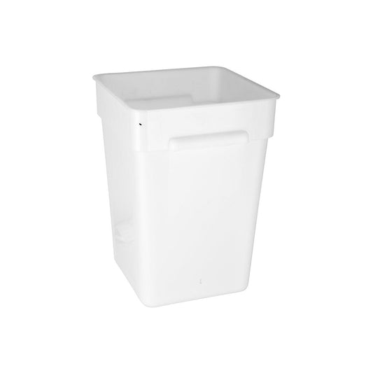 Jiwins Square Food Storage Container Polypropylene White 285x285x440mm / 22.0Lt - Kitchenly