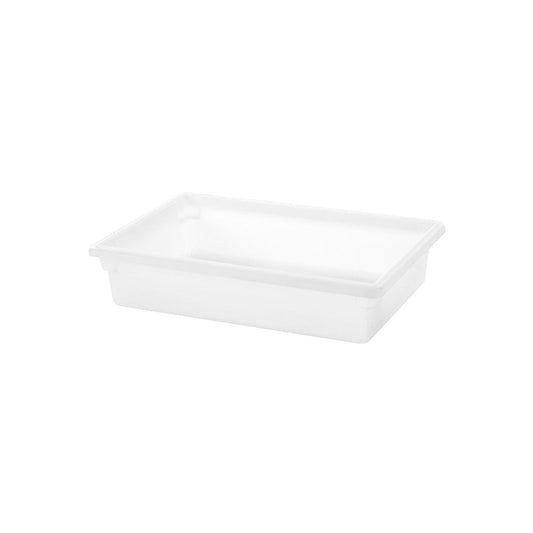 Jiwins Rectangular Food Storage Container Polypropylene White 460x300x90mm / 6.6Lt (Box of 12) - Kitchenly