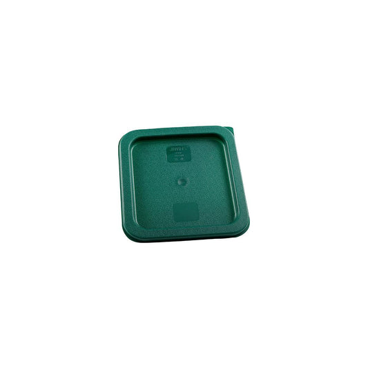 Jiwins Square Lid to Suit Food Container Green 187x187x17mm (Box of 12) - Kitchenly