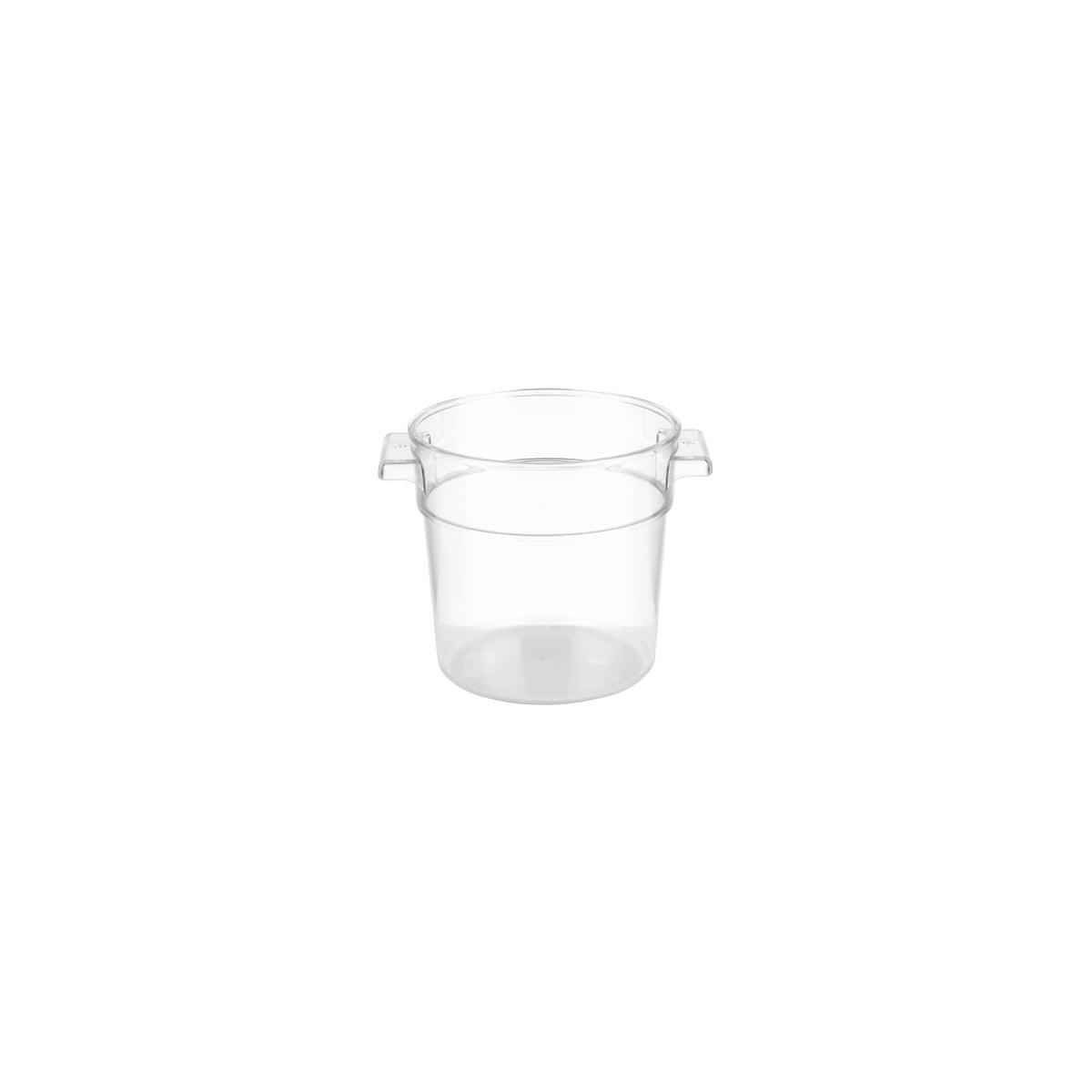 Jiwins Round Food Storage Container Polycarbonate 131x126mm / 1.0Lt - Kitchenly