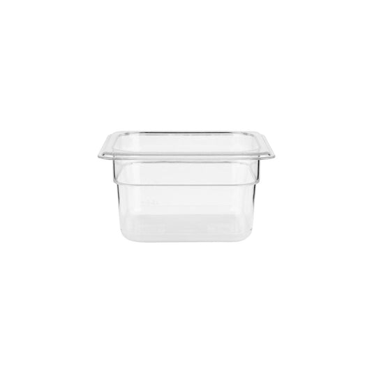 Jiwins Gastronorm Pan Polycarbonate Clear 1/4 Size 100mm - Kitchenly