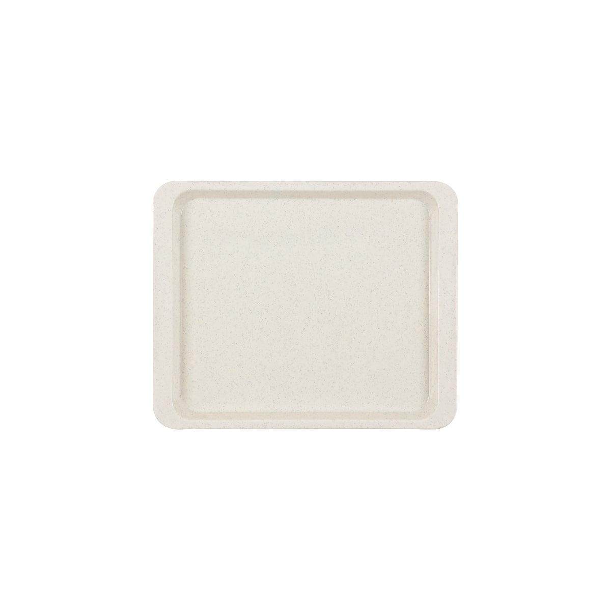 Kocel Poly Cream Rectangular Tray Gastronorm 1/2 Size Smooth 325x265mm - Kitchenly