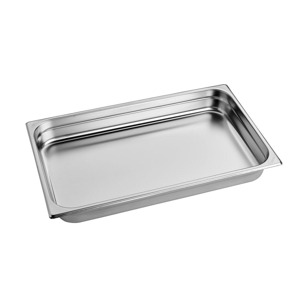 Inox Macel Maxipan Gastronorm 1/1 Size 530x325x65mm / 6.5Lt - Kitchenly