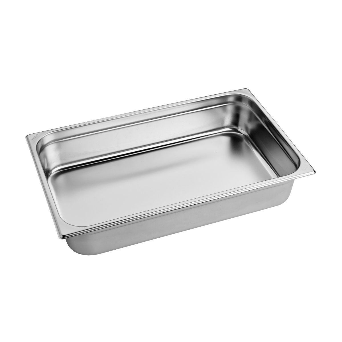 Inox Macel Maxipan Gastronorm 1/1 Size 530x325x100mm / 15.0Lt - Kitchenly