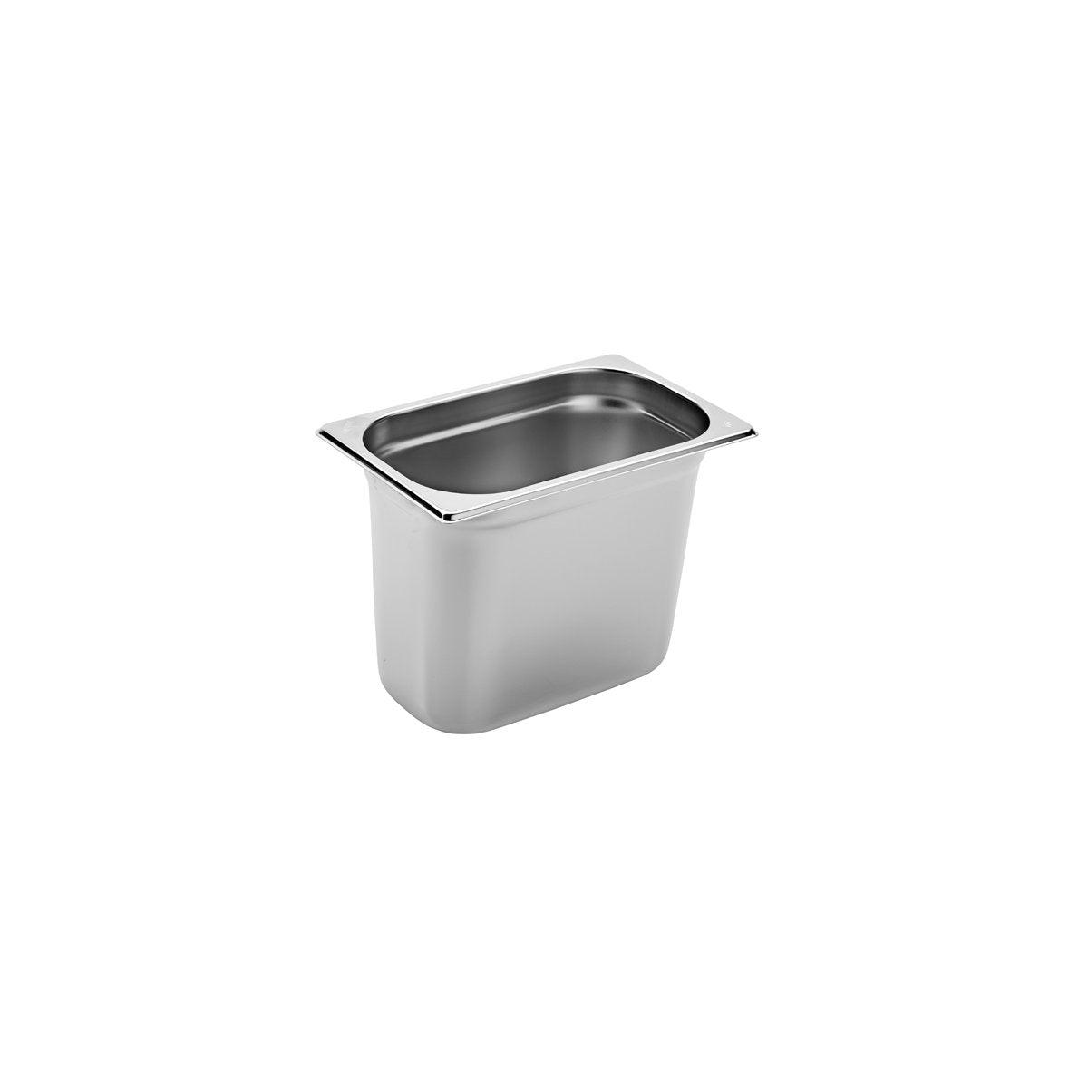 Inox Macel Maxipan Gastronorm 1/4 Size 265x162x200mm / 5.5Lt - Kitchenly