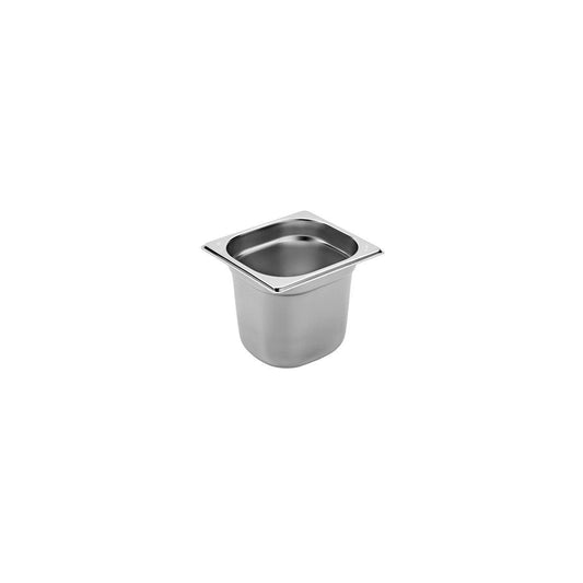 Inox Macel Maxipan Gastronorm 1/6 Size 176x162x150mm / 2.4Lt - Kitchenly