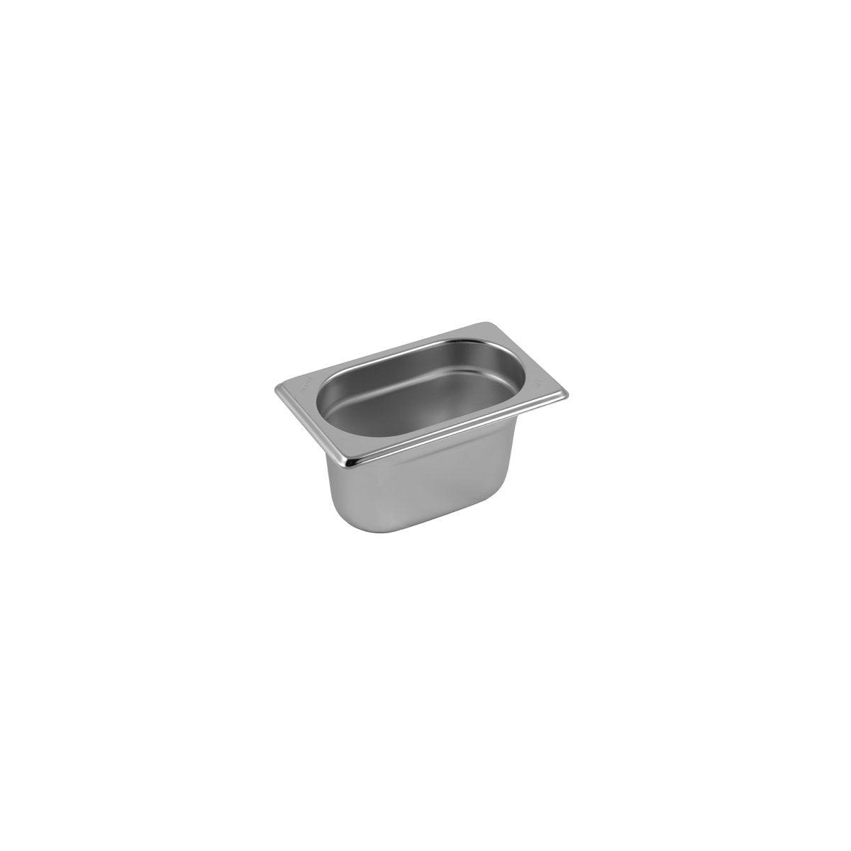 Inox Macel Maxipan Gastronorm 1/9 Size 176x108x100mm / 1.0Lt - Kitchenly