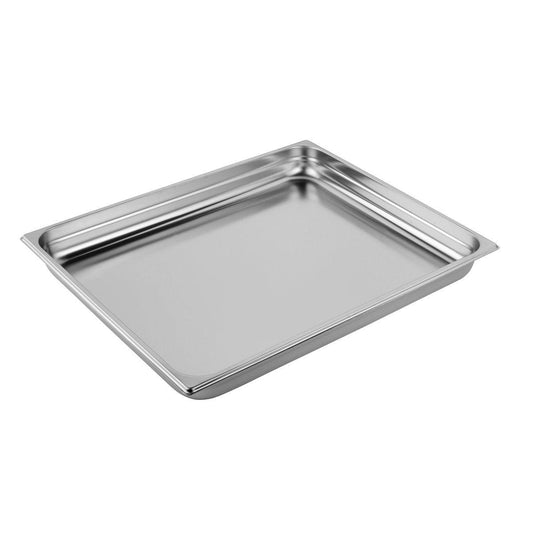 Inox Macel Maxipan Gastronorm 2/1 Size 650x530x65mm / 19.0Lt - Kitchenly