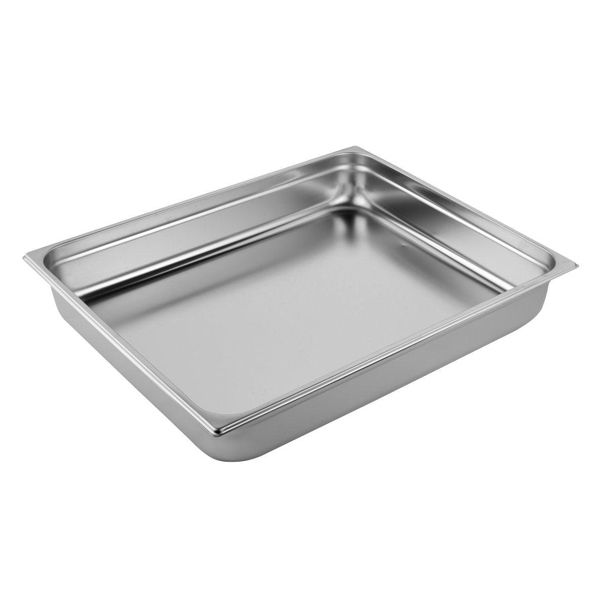 Inox Macel Maxipan Gastronorm 2/1 Size 650x530x100mm / 31.0Lt - Kitchenly