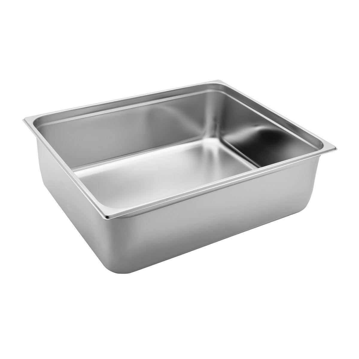 Inox Macel Maxipan Gastronorm 2/1 Size 650x530x150mm / 46.0Lt - Kitchenly