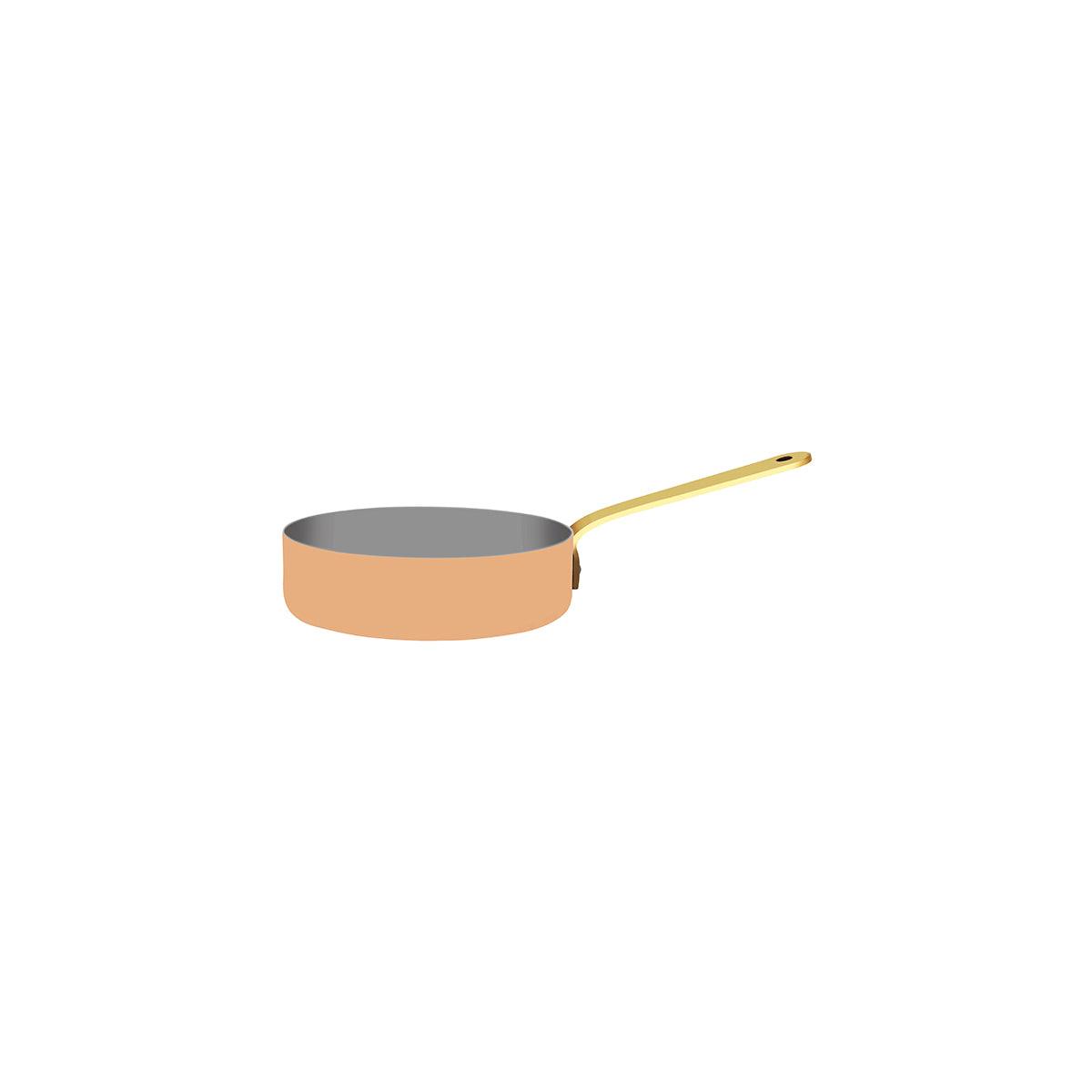 Chef Inox Miniatures Saucepan with Brass Handle Copper 120x35mm - Kitchenly