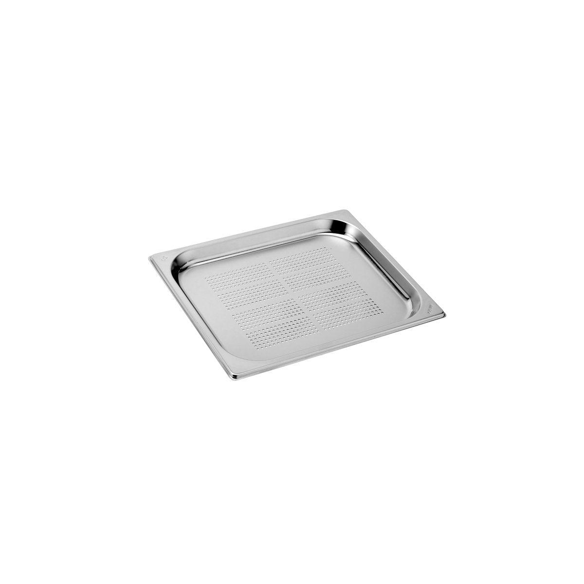 Inox Macel Maxipan Gastronorm Perforated Base Only 1/2 Size 325x265x20mm / 1.0Lt - Kitchenly
