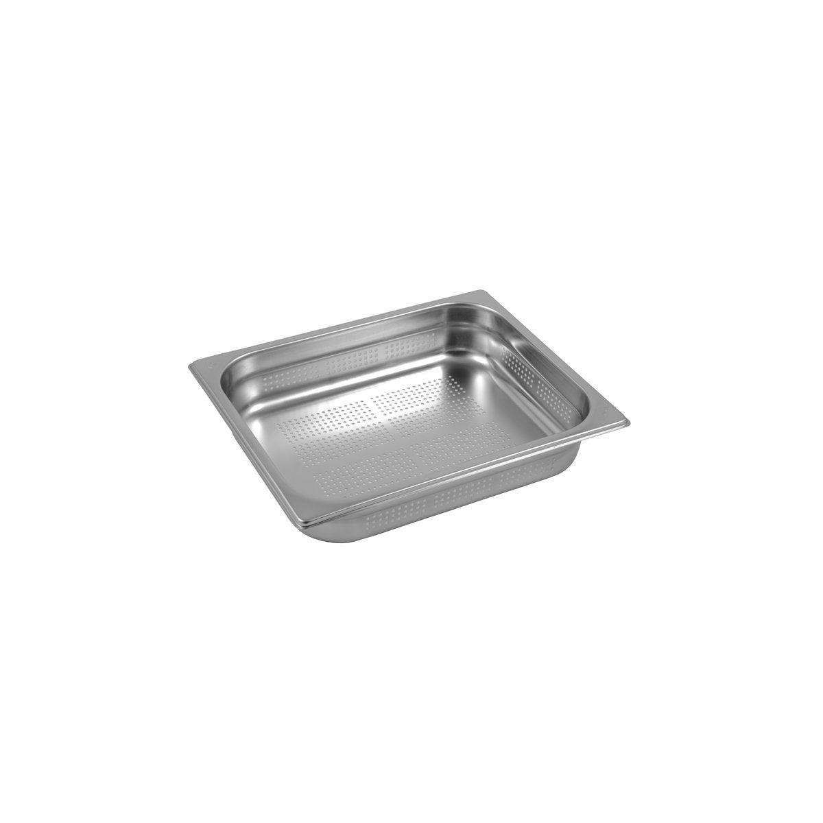 Inox Macel Maxipan Gastronorm Perforated 1/2 Size 325x265x65mm / 4.7Lt - Kitchenly